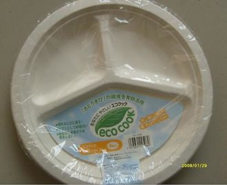 Full Biodegradable Oval Compostable plastic Corn Starch plates,Eco- Friendly Biodegradable Corn Starch Disposable Tablew supplier