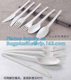 Food Grade Hottest Chinese Supplier Stocked Biodegradable Corn Starch Soup Spoon,biodegradable baby products cutlery wal supplier