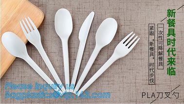 Food Grade Hottest Chinese Supplier Stocked Biodegradable Corn Starch Soup Spoon,biodegradable baby products cutlery wal supplier