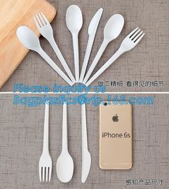 Food Grade Hottest Chinese Supplier Stocked Biodegradable Corn Starch Soup Spoon,biodegradable baby products cutlery wal supplier