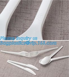 Food Grade Hottest Chinese Supplier Stocked Biodegradable Corn Starch Soup Spoon,biodegradable baby products cutlery wal supplier