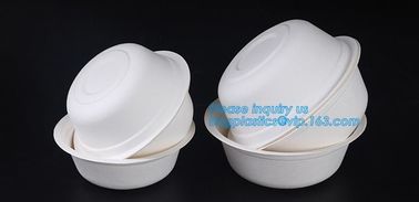 disposable eco friendly sugarcane 500ml bowl,Biodegradable Disposable Sugarcane Bagasse Bowl of 24oz 680ml bagease pac supplier