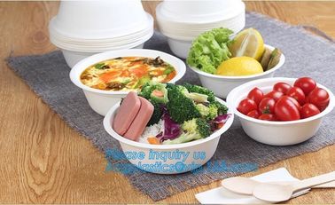 disposable eco friendly sugarcane 500ml bowl,Biodegradable Disposable Sugarcane Bagasse Bowl of 24oz 680ml bagease pac supplier