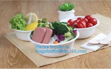 disposable eco friendly sugarcane 500ml bowl,Biodegradable Disposable Sugarcane Bagasse Bowl of 24oz 680ml bagease pac supplier