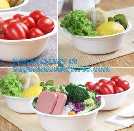 disposable eco friendly sugarcane 500ml bowl,Biodegradable Disposable Sugarcane Bagasse Bowl of 24oz 680ml bagease pac supplier