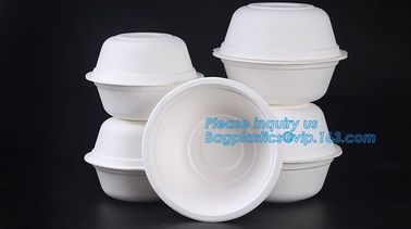 disposable eco friendly sugarcane 500ml bowl,Biodegradable Disposable Sugarcane Bagasse Bowl of 24oz 680ml bagease pac supplier