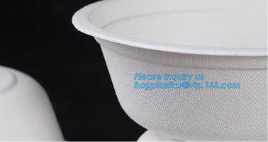 disposable eco friendly sugarcane 500ml bowl,Biodegradable Disposable Sugarcane Bagasse Bowl of 24oz 680ml bagease pac supplier