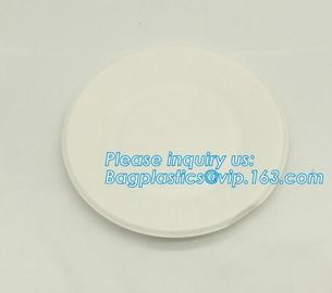 Biodegradable plate food grade green sugarcane bagasse plate,10&quot; sugarcane ecofriendly disposable oval plate bagease pac supplier