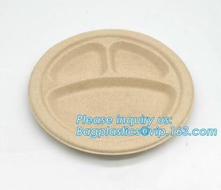 Biodegradable plate food grade green sugarcane bagasse plate,10&quot; sugarcane ecofriendly disposable oval plate bagease pac supplier