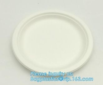 Biodegradable plate food grade green sugarcane bagasse plate,10&quot; sugarcane ecofriendly disposable oval plate bagease pac supplier