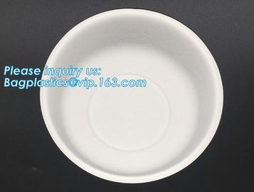 Sugarcane Bagasse Disposable Salad Bowl,biodegradable compostable sugarcane bagasse oval bowl 16oz,8oz 16oz 24oz 32oz bi supplier