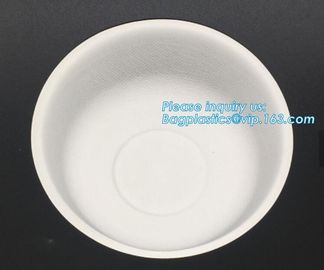 Sugarcane Bagasse Disposable Salad Bowl,biodegradable compostable sugarcane bagasse oval bowl 16oz,8oz 16oz 24oz 32oz bi supplier