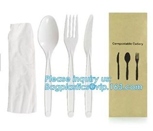 Compostable cutlery,PLA Biodegradable Disposable cutlery Biodegradable disposable cutlery plastic PLA cutlery,kitchenwar supplier