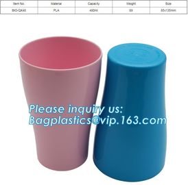 Compostable cup,PLA Biodegradable Disposable cup,6 7 8 9 10 12 16 20 oz disposable plastic pp ps pet PLA cup with dome supplier