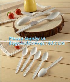 biodegradable compostable CPLA cutlery dinnerware tableware,PLA compostable cultery,cultery/spoon/fork/knife,bagease pac supplier