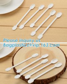 Biodegradable disposable Stirrer cutlery eco friendly,disposable CPLA Compostable cutlery,Corn Starch Coffee Stirrer supplier