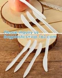 Biodegradable disposable Stirrer cutlery eco friendly,disposable CPLA Compostable cutlery,Corn Starch Coffee Stirrer supplier