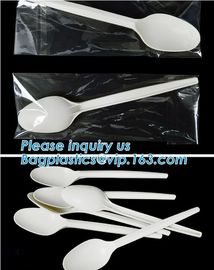 Biodegradable disposable Stirrer cutlery eco friendly,disposable CPLA Compostable cutlery,Corn Starch Coffee Stirrer supplier