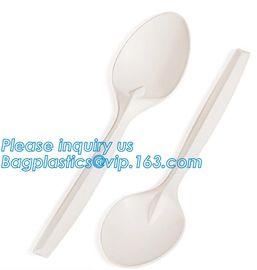 Wholesale High Quality Disposable Corn Starch Biodegradable Cutlery,reusable coffee cup safe bamboo salad bowl food grad supplier