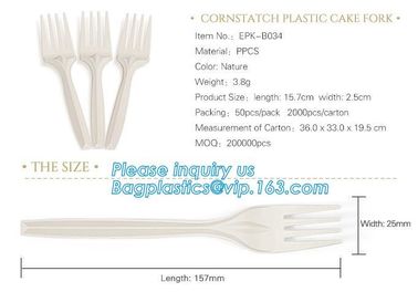 6 inches plastic biodegradable corn starch material spoon PLA dessert spoon,OEM Eco-friendly corn starch Disposable plas supplier