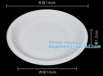 100% biodegradable and compostable sugarcane disposable paper plate 10&quot;x8&quot;oval plate,7 inch round disposable tableware s supplier