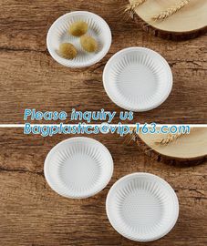 100% biodegradable and compostable sugarcane disposable paper plate 10&quot;x8&quot;oval plate,7 inch round disposable tableware s supplier