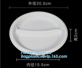 Eco-Friendly biodegradable compostable sugarcane bagasse 7inch food plate,disposable bagasse sugarcane plate 9inch pack supplier