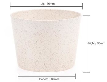 Wheat straw Compostable PLA eco-friendly biodegradable Biodegradable ECO Friendly PLA Plastic Cup with Lid bagease pac supplier
