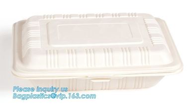 corn starch clamshell box,Corn Starch Food Container, Disposable Lunch Box,Biodegradable Microwave Corn Starch Food Cont supplier