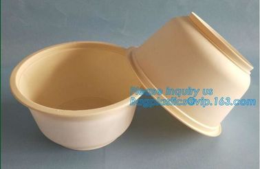 Disposable Bagasse Pulp Biodegradable Ice Cream Corn Starch Bowl Packaging For Food,Biodegradable corn starch bowl for s supplier