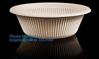 Corn Starch Eco-friendly Microwave Hot Sale Custom Biodegradable Bowl With Lid,Dinnerware corn starch biodegradable disp supplier