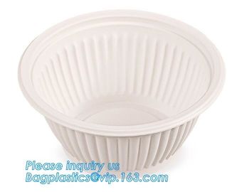 7.5 inch Biodegradable Soup Bowl Disposable Cheap Food Grade Personalized Corn Starch Bowl,Corn Starch Biodegradable Bow supplier