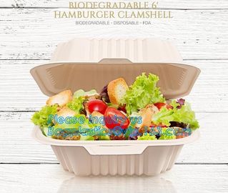 Disposable corn starch bento lunch box takeaway food container,take away box PLA PP mixed biodegradable corn starch food supplier