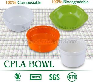 PLA unique clear fruit salad bowl,FDA SGS certificated disposable biodegradable CPLA coffee stirrer for paper cups pac supplier