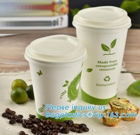 Color Plastic Lid For Pla Coffee Yogurt Paper Cup,Disposable 90mm SGS test report CPLA lid for coffee cups bagease pack supplier