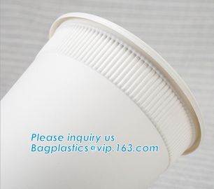 reusable plastic coffee cups made by 100% compostable materials,12oz PLA-lined hot coffee plastic cups PLA cups bagease supplier