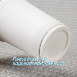 reusable plastic coffee cups made by 100% compostable materials,12oz PLA-lined hot coffee plastic cups PLA cups bagease supplier