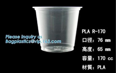 reusable plastic coffee cups made by 100% compostable materials,12oz PLA-lined hot coffee plastic cups PLA cups bagease supplier