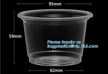 PLA Eco-Friendly Dry Fruit Salad Container Bowl/Tray,90mm yellow disposable CPLA hot drink cup lid for paper cup bagease supplier