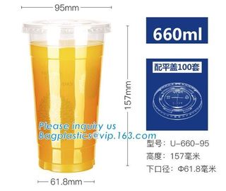 coffee cups with lids organic fancy disposable paper cup PLA,CPLA Biodegradable Flat Lid For Hot Cup, bagease bagplastic supplier