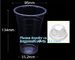 Factory direct sale biodegradable CPLA plastic coffee paper cup lids 60 70 80 90 115mm,90 CPLA dome paper cup plastic li supplier
