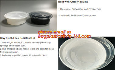 white disposable plastic salad bowl,PLA 16oz 500ml plastic - disposable salad bowl with lid,PP disposable clear plastic supplier