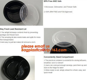 Disposable Plastic Blister Food Tray,Wholesale customized black disposable plastic fast food tray,plastic tray, bagease supplier