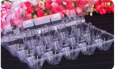 custom clear blister plastic high quality food packaging trays for Cherry Tomato Oranges,food grade PET plastic egg tray supplier