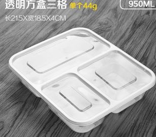 28oz Rectangular single-use Salad box manufacturer,Eco-friendly OPS Transparent Plastic Salad Container Wedding Disposab supplier