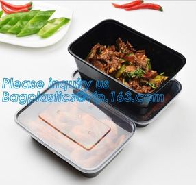 28oz Rectangular single-use Salad box manufacturer,Eco-friendly OPS Transparent Plastic Salad Container Wedding Disposab supplier