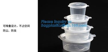 4oz PP Sauce cup hinged lid airtight pot Injection take away food container,PLA 4oz 140ml biodegradable cup disposable p supplier