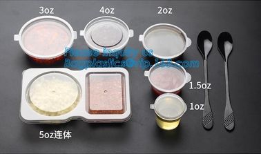 Disposable mini plastic jelly cup PP sauce cup,PS Sauce Cup,Transparent PP Plastic Square Portion Sampling Sauce Cup wit supplier