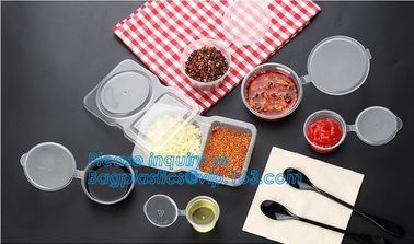 Disposable mini plastic jelly cup PP sauce cup,PS Sauce Cup,Transparent PP Plastic Square Portion Sampling Sauce Cup wit supplier