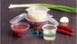 Disposable mini plastic jelly cup PP sauce cup,PS Sauce Cup,Transparent PP Plastic Square Portion Sampling Sauce Cup wit supplier